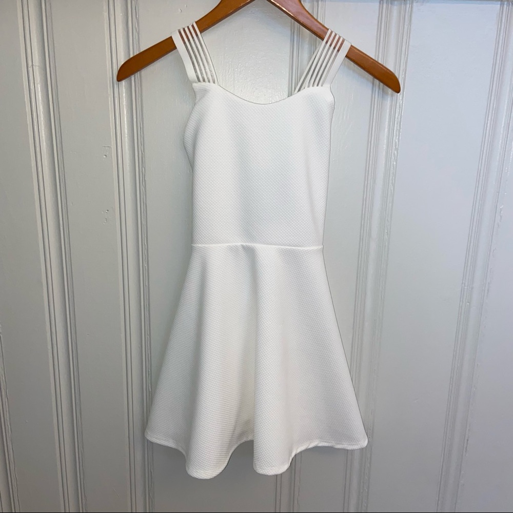 Nwt area code 407 Brianna off-white circle dress